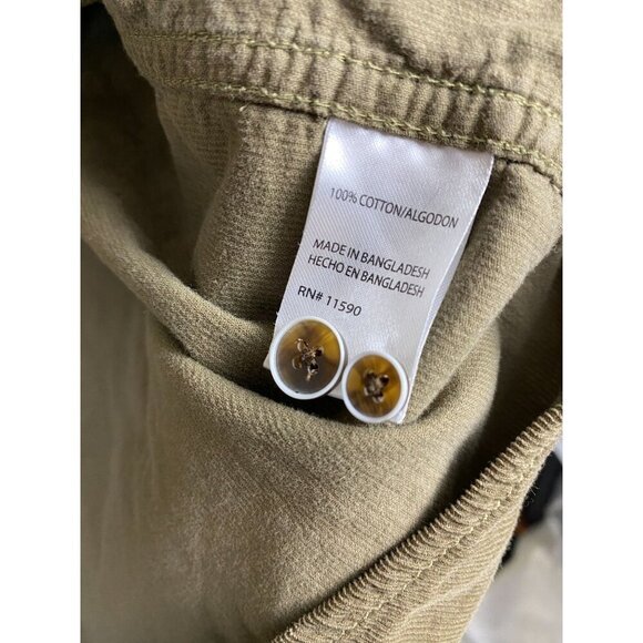 Weatherproof Mens Brown Corduroy Longs Sleeve Button Up Shirt Size Large Western - Picture 5 of 14